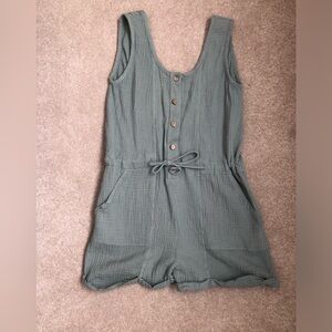 Seafoam Green Romper